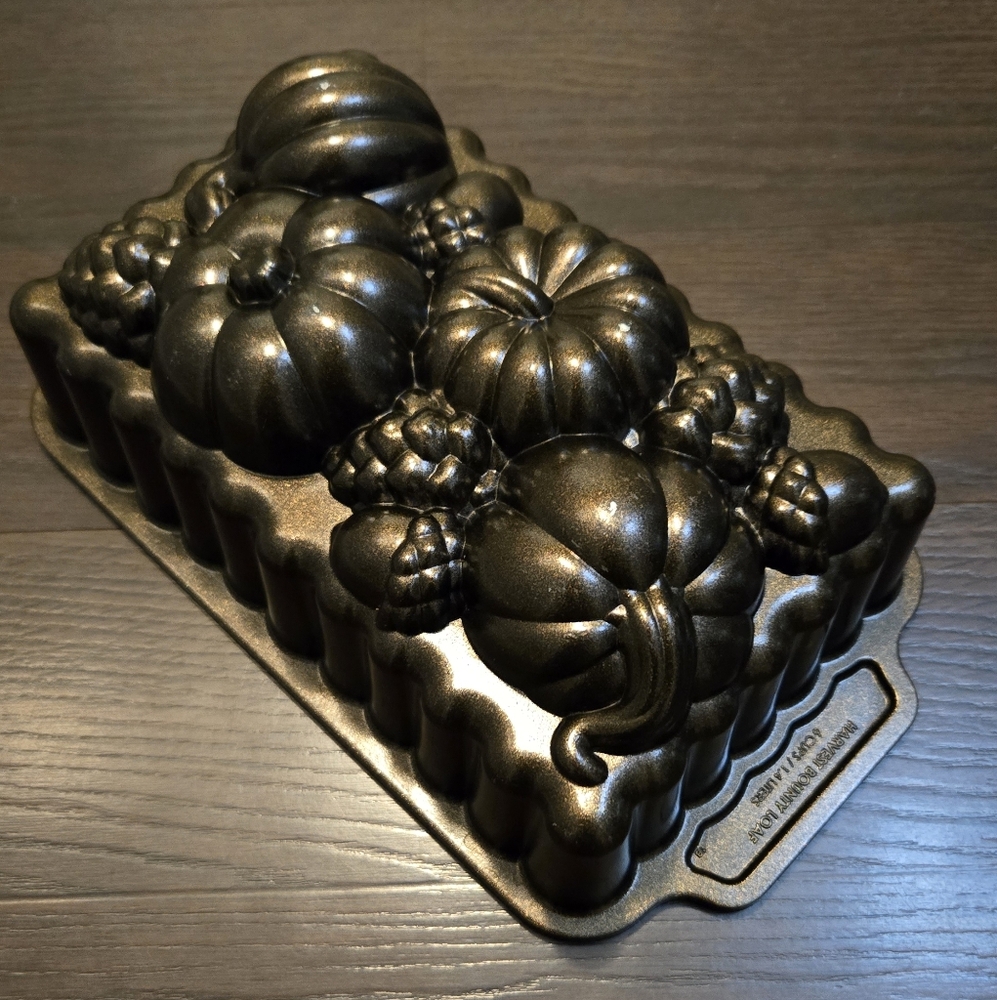 Nordic Ware Bronze Harvest Bounty Loaf Pan